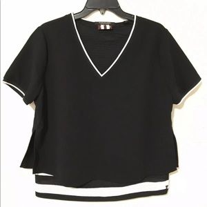 Scotch & Soda Maison Class Of 76 Varsity Knit Top